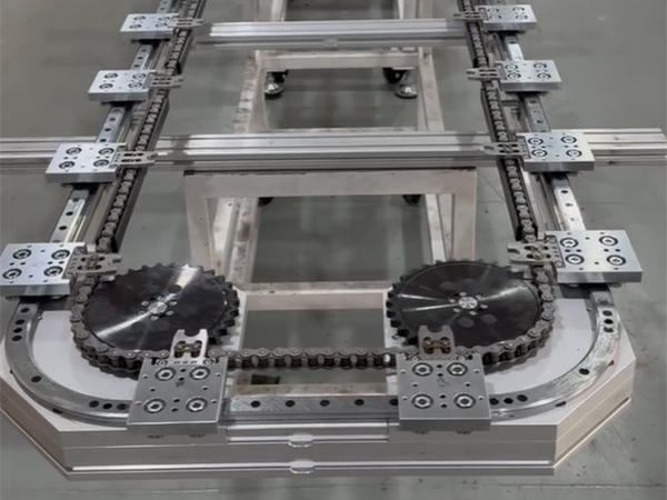 V轨矩形环形导轨（链...